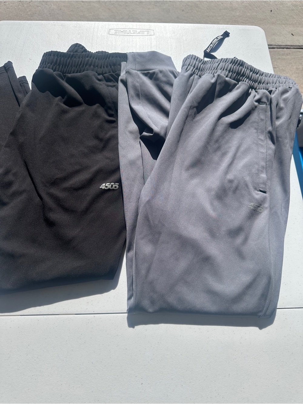 ASOS Men’s Active Jogger Pants Bundle: Black and Gray